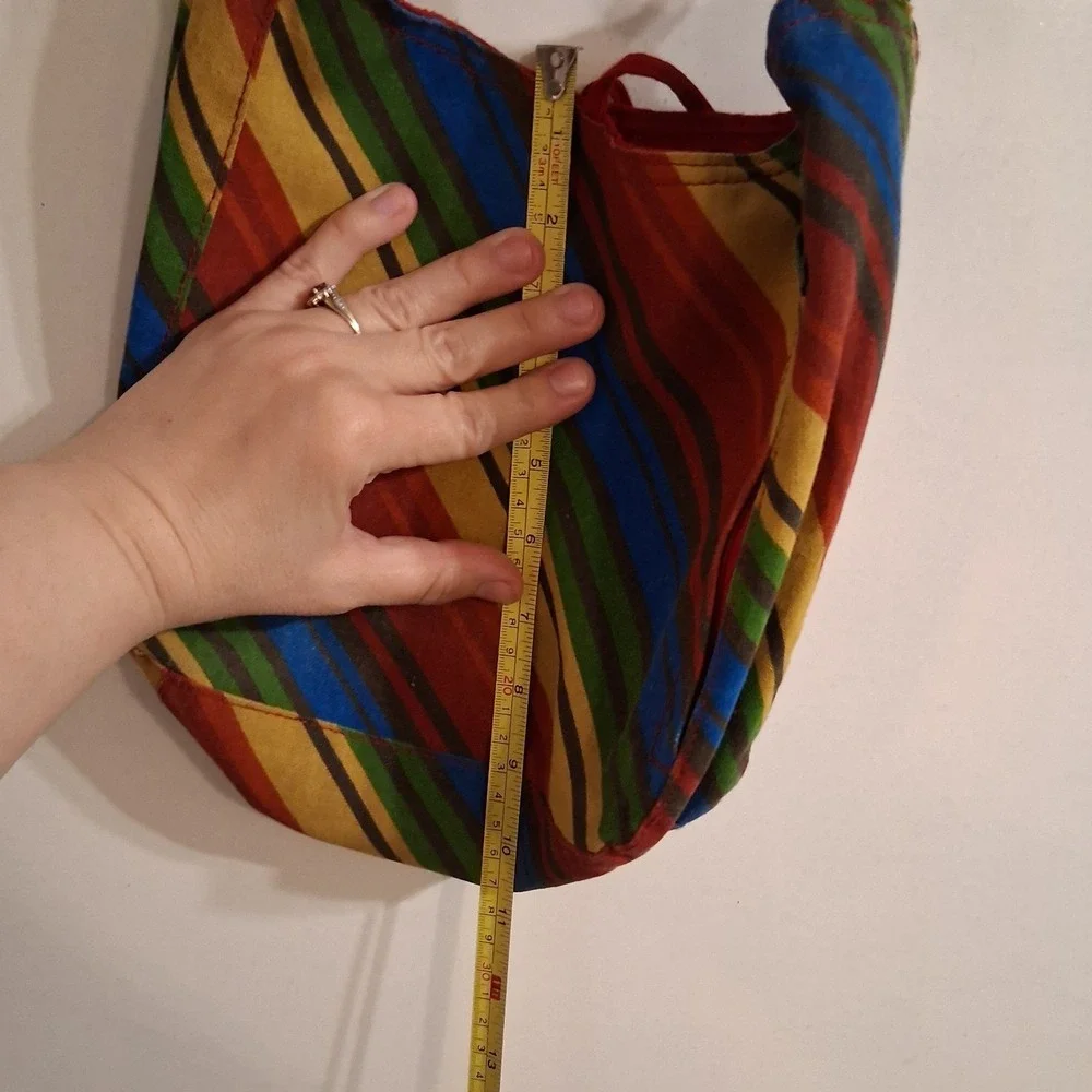 Rainbow Hippie Festival Small Bag‎ Purse EUC